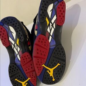 Jordan Kids Sneakers in Black, Red, and Yellow